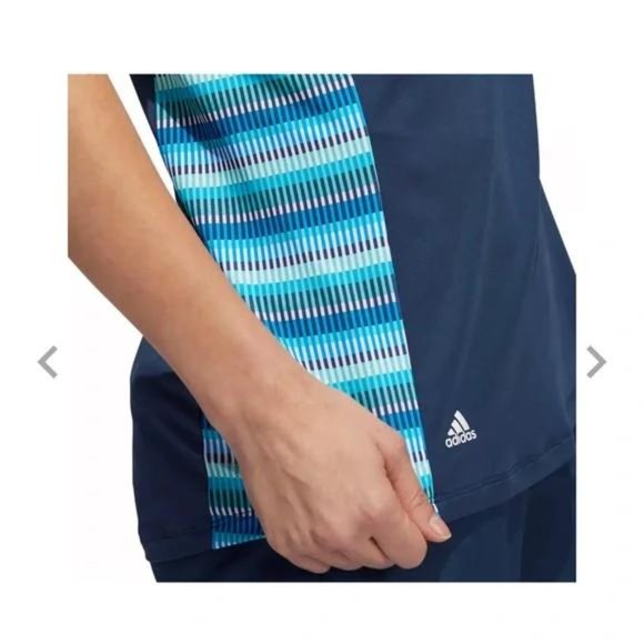 NWT adidas Women's Medium Ultimate365 Printed Golf Polo - Picture 5 of 5